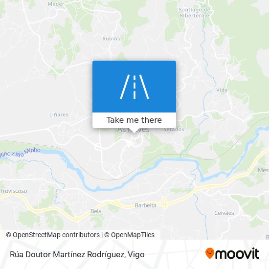 mapa Rúa Doutor Martínez Rodríguez