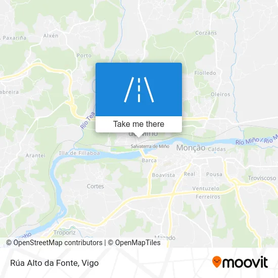 Rúa Alto da Fonte map