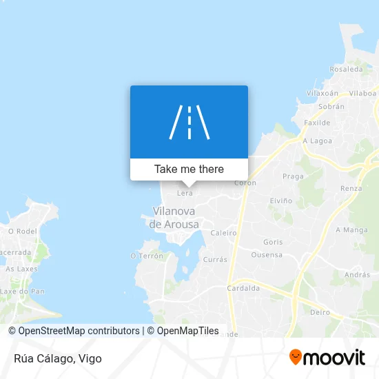 Rúa Cálago map