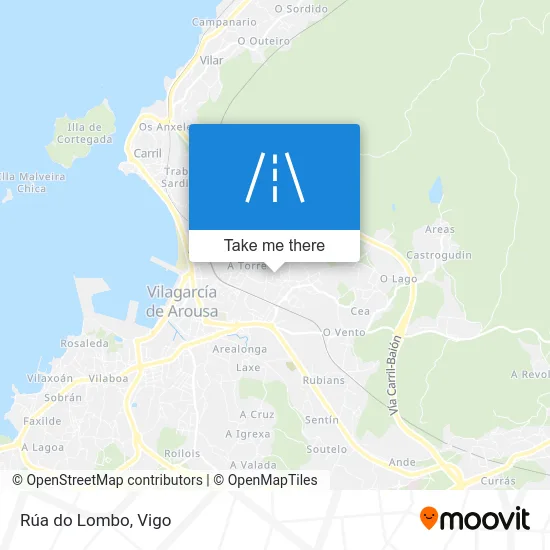 Rúa do Lombo map