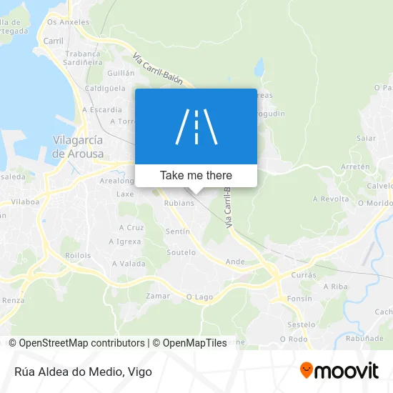 Rúa Aldea do Medio map