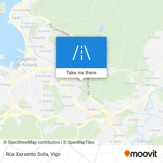 Rúa Xarsento Solla map