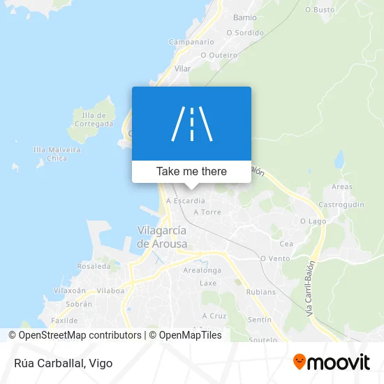 Rúa Carballal map