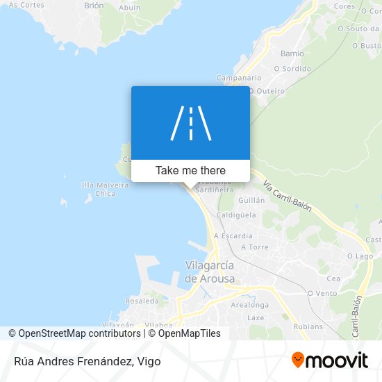 Rúa Andres Frenández map