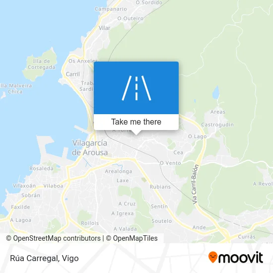 Rúa Carregal map
