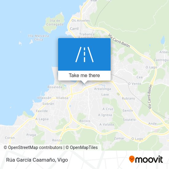 Rúa García Caamaño map
