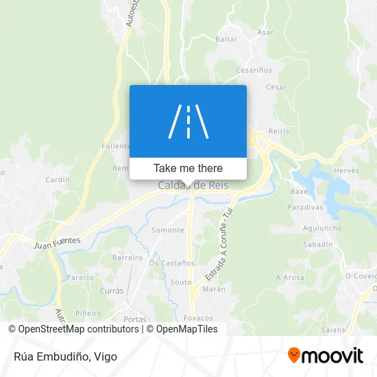 Rúa Embudiño map