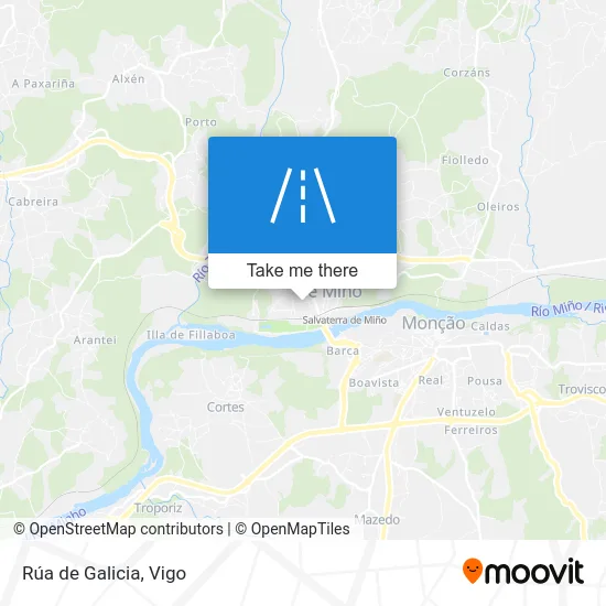 Rúa de Galicia map
