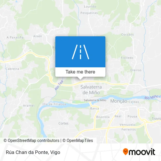Rúa Chan da Ponte map