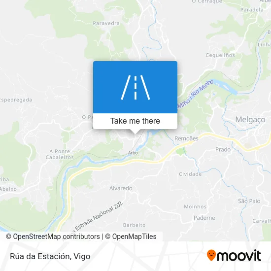 Rúa da Estación map