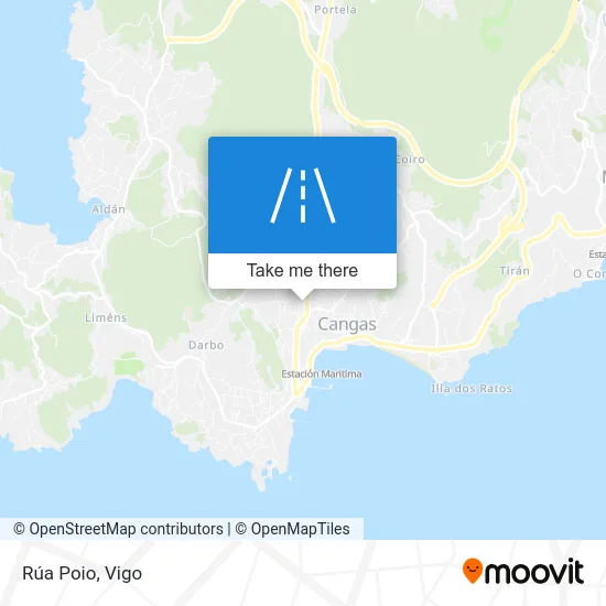Rúa Poio map