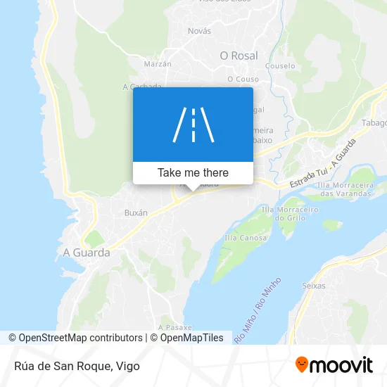 Rúa de San Roque map
