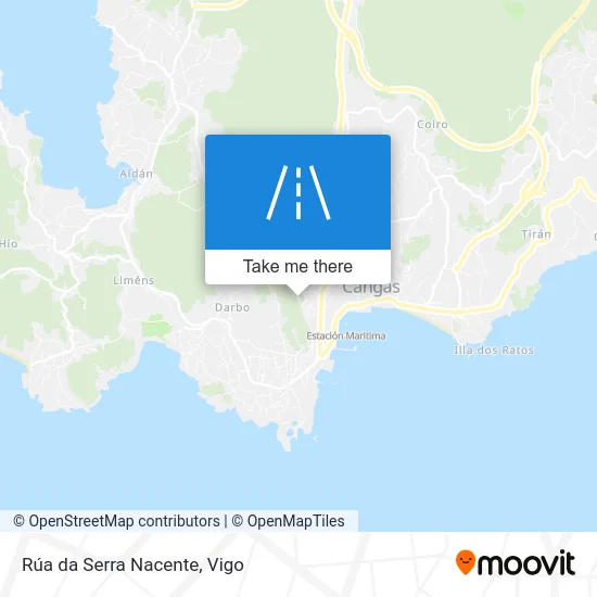 Rúa da Serra Nacente map