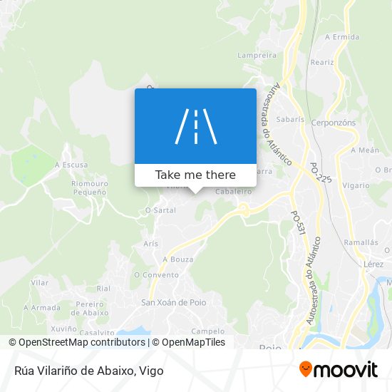 Rúa Vilariño de Abaixo map