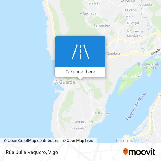 Rúa Julia Vaquero map