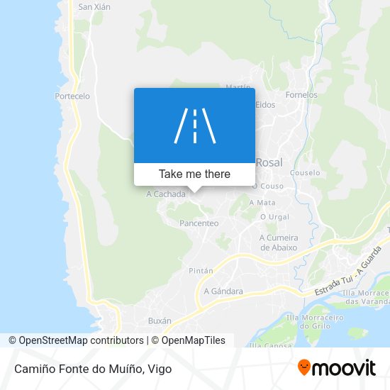 Camiño Fonte do Muíño map