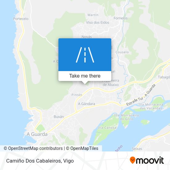 Camiño Dos Cabaleiros map