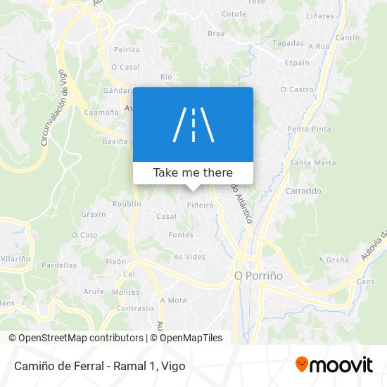 Camiño de Ferral - Ramal 1 map