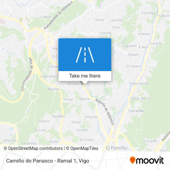 Camiño do Panasco - Ramal 1 map