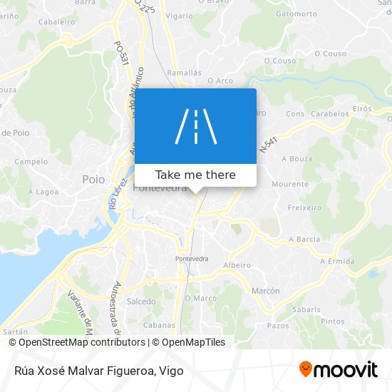 Rúa Xosé Malvar Figueroa map