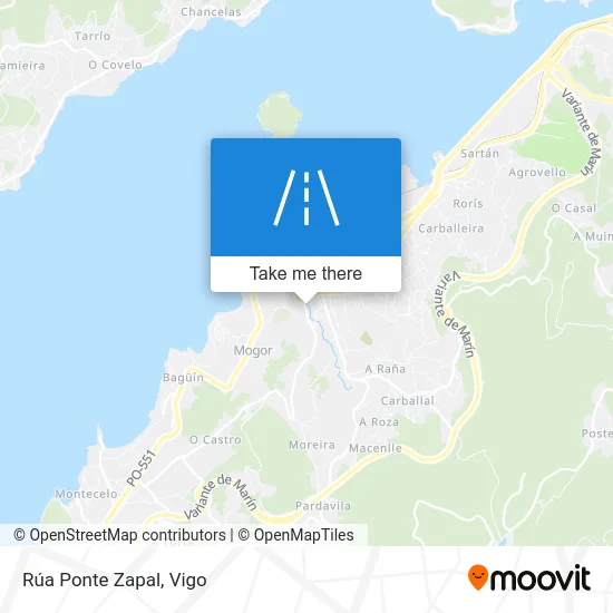 Rúa Ponte Zapal map