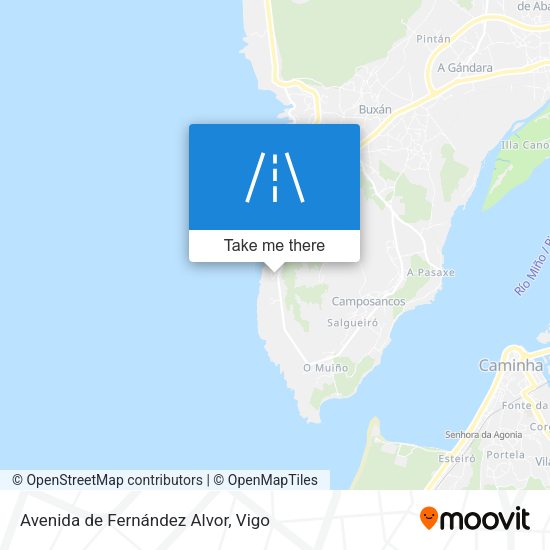 Avenida de Fernández Alvor map
