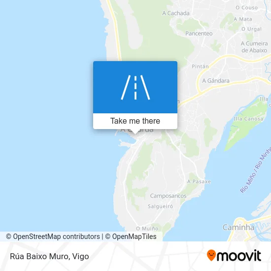Rúa Baixo Muro map
