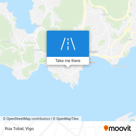 Rúa  Tobal map