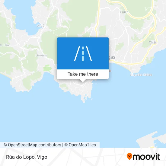 Rúa do Lopo map