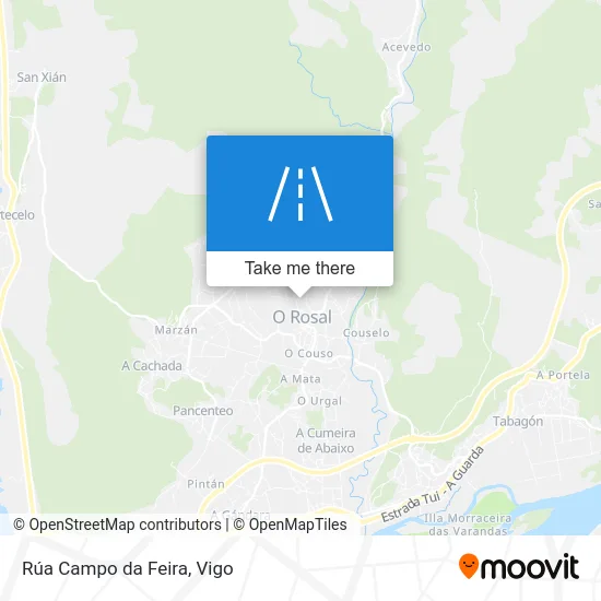 Rúa Campo da Feira map