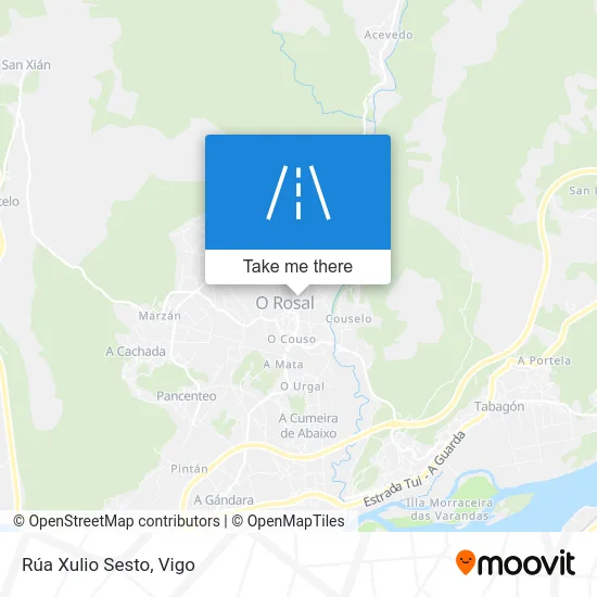 Rúa Xulio Sesto map
