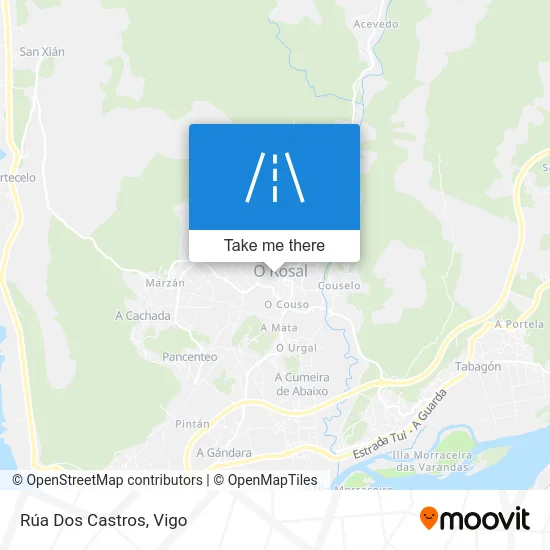 Rúa Dos Castros map
