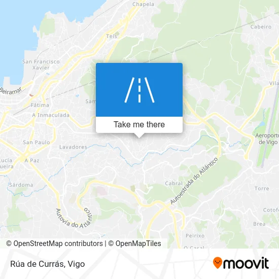 Rúa de Currás map