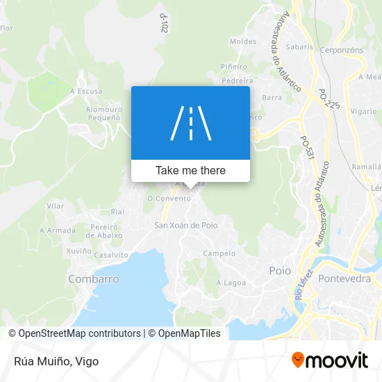 Rúa Muiño map