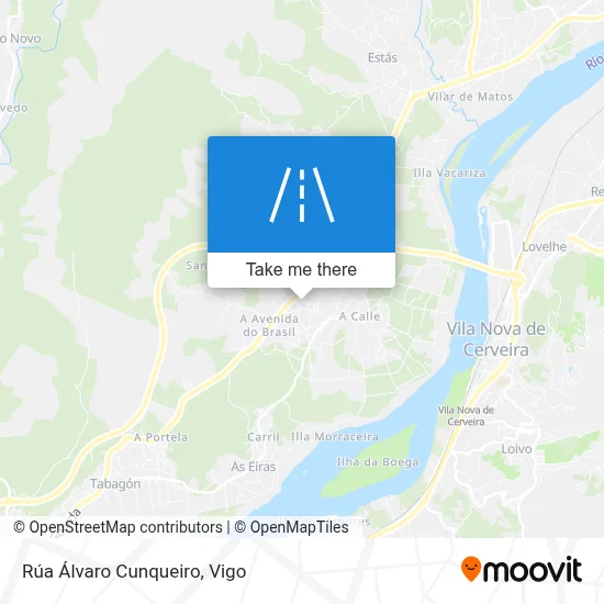 Rúa Álvaro Cunqueiro map