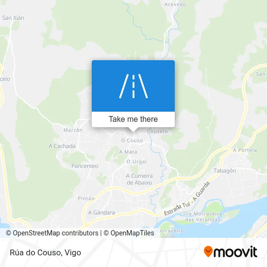 Rúa do Couso map