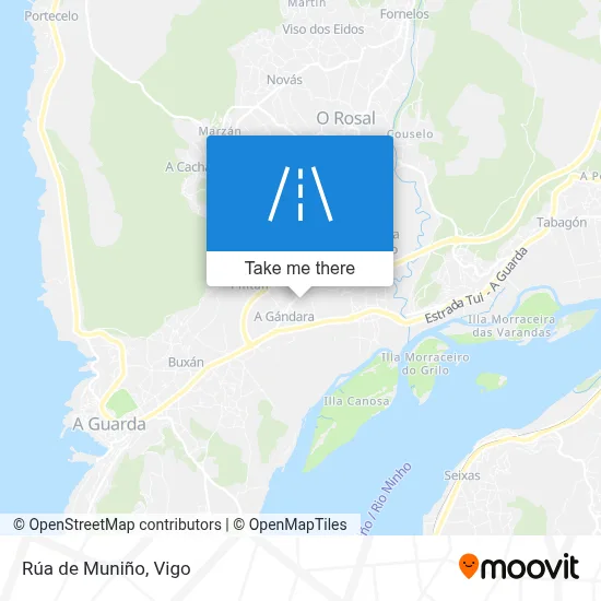 Rúa de Muniño map