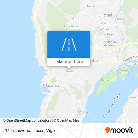 mapa 1ª Transversal Laxes