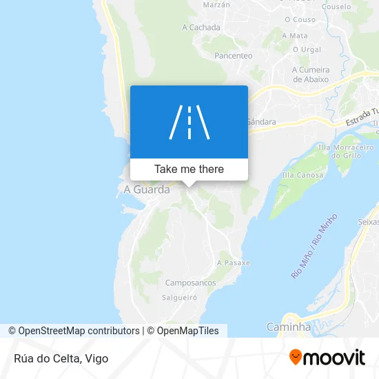 Rúa do Celta map