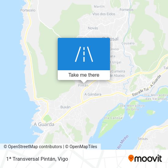 1ª Transversal Pintán map