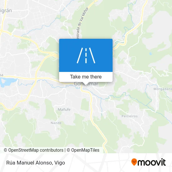 Rúa Manuel Alonso map