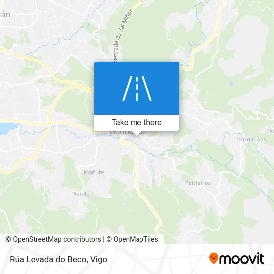 Rúa Levada do Beco map
