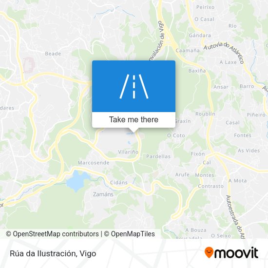 Rúa da Ilustración map