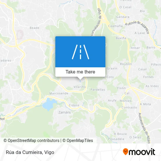 Rúa da Cumieira map