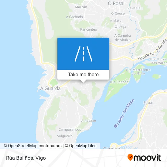 Rúa Baliños map