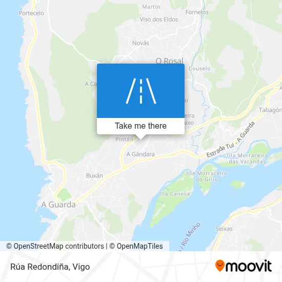 Rúa Redondiña map