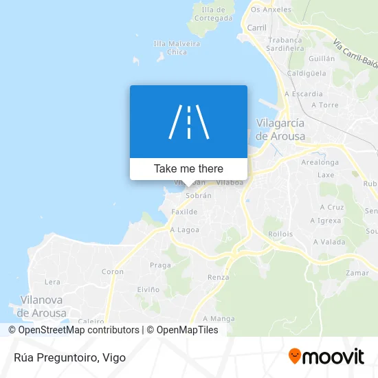 Rúa Preguntoiro map