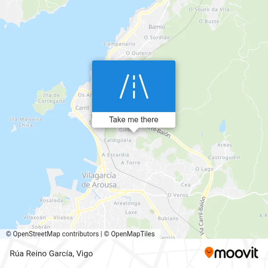 Rúa Reino García map