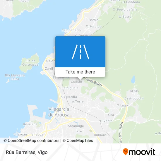 Rúa Barreiras map