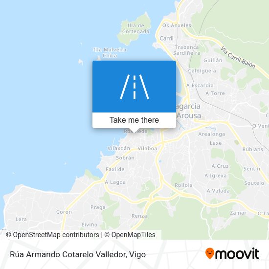 Rúa Armando Cotarelo Valledor map